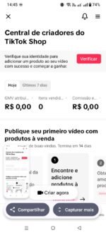 Vendo conta TikTok Shop BR| 5K de Seguidores | Só pegar e fazer dinheiro - Imagem 2