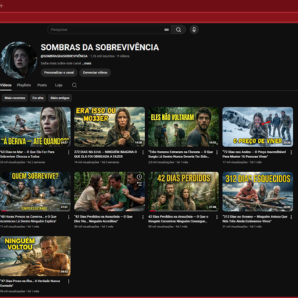 canal do youtube; sombras da sobrevivência