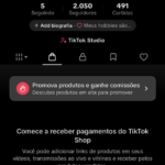 Conta nova viral 2k seguidores (Tiktok shop liberado sem DOC) pronta pra faturar