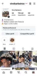 🔥 VENDO INSTAGRAM NICHO BARBEARIA ( BOM PARA FAZER DINHEIRO COM DIVULGAÇÃO )