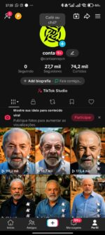 CONTA TIKTOK MONETIZADA COM 27,7k DE SEGUIDORES!! oferta única!!!!