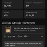 Canal de 1K monetizado