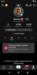 CONTA TIKTOK SHOP! 2.033 MIL SEGUIDORES - SEM DOC.