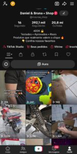 Conta TikTok 392k monetizada