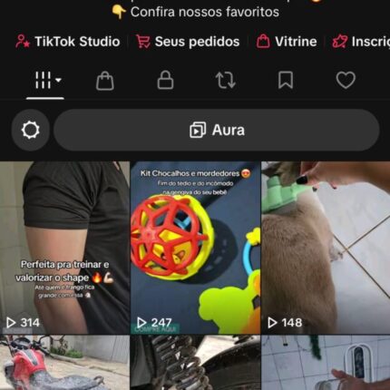 Conta TikTok 392k monetizada
