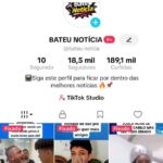 TIKTOK MONETIZADO COM 18,5K SEGUIDORES + 11 MILHÕES