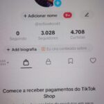 TikTok com SHOP ATIVO • 3K Seguidores • Sem Restrições