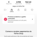 Conta Tiktok Shop BR Ativo / Seguidores: 6k 🛍️