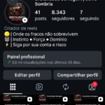 Instagram com 8k de seguidores 100% orgânicos