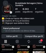 Instagram com 8k de seguidores 100% orgânicos