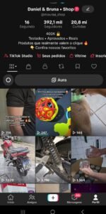 Conta TikTok 392k Monetizada Tiktok shop liberado, Perfil monetizado