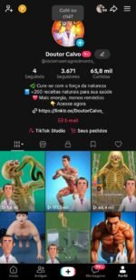 CONTA TIK TOK NICHO SAÚDE/IA