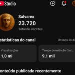 CANAL YOUTUBE 23K DE INSCRITOS GRINGO VIDEO LONGO + SHORTS