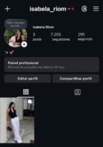 Conta Instagram +7.000 engajada