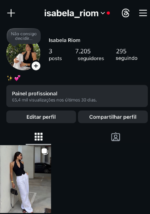 Conta Instagram +7.000 engajada