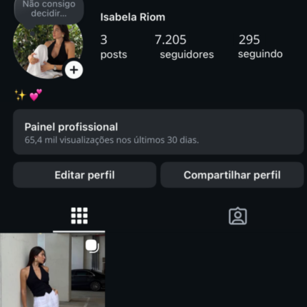 Conta Instagram +7.000 engajada