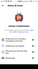 INSTAGRAM 12.5K Seguidores | Minuto Celebridades | +400 MIL Views em 30 Dias 💥 - Imagem 3