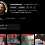 Promoção Conta Tiktok 102,8 Mil Seguidores engajado e nicho viral religião em francês