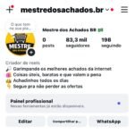 Instagram 86 mil seguidores