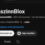 CANAL YOUTUBE MONETIZADO | 84,9k SUBS |+20,86 MILHÕES DE VIEWS | NICHO GAMER (ROBLOX) / FUTEBOL | ALTA RETENÇÃO