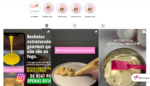 Pagina Instagram Tema Recheios confeitaria com 63 mil Seguidores