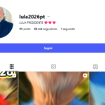 Conta Instagram de política do Lula com 48k de seguidores