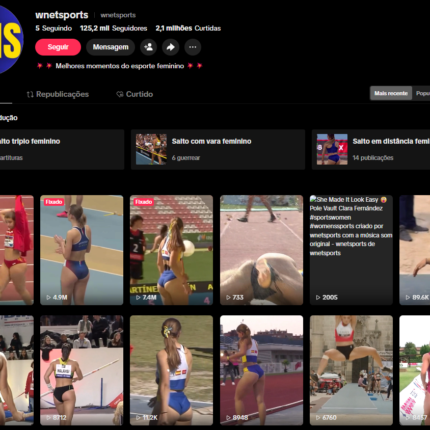 CONTA TIKTOK | 125,2K SEG | 2,1 MILHÃO CURT | NICHO ESPORTES ⚽ | PERFIL GRANDE E PRONTO P/ ESCALA 🚀