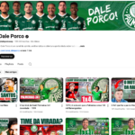 CANAL YOUTUBE MONETIZADO+DOMÍNIO+REDE SOCIAL| 189k SUBS |+1,99 MILHÕES VIEWS | NICHO FUTEBOL (PALMEIRAS)