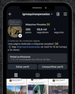 PÁGINA PÚBLICO ADULTO, MASCULINO NO NICHO DE MÁQUINAS PESADAS