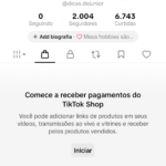 Conta Tik Tok Shop
