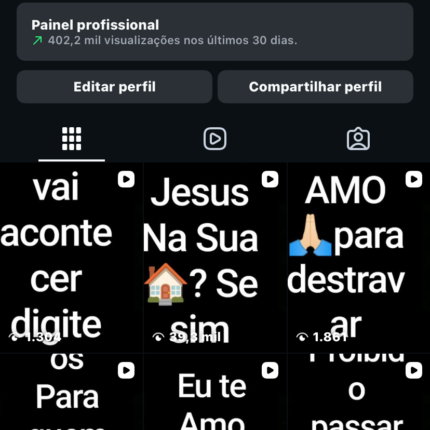 Instagram de 8mil disponível