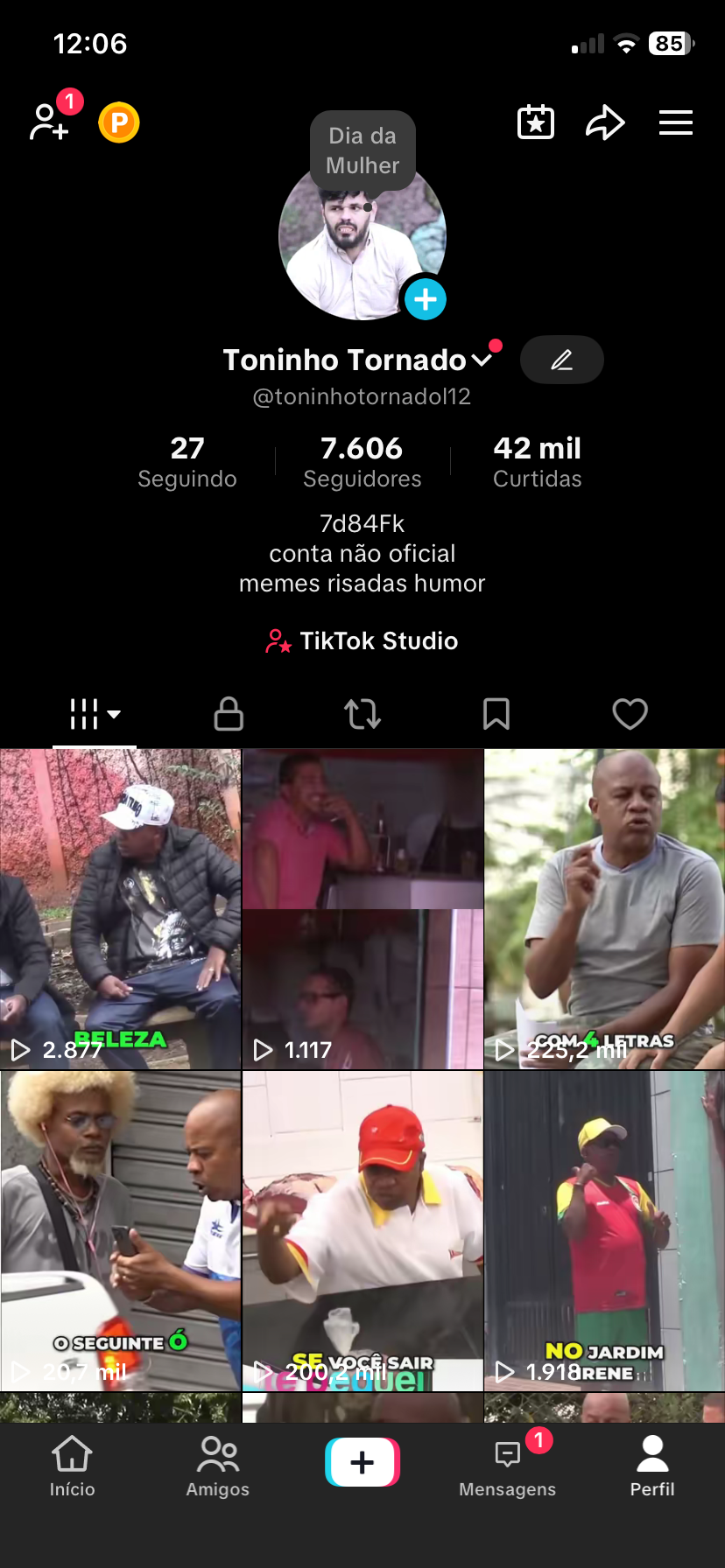 IMG_1705 Tiktok viral 7k seguidores quase monetizando - Imagem 1