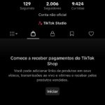 Tiktok viral 2k seguidores (Shop liberado sem DOC pronto pra faturar)