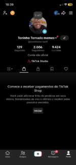 Tiktok viral 2k seguidores (Shop liberado sem DOC pronto pra faturar)