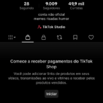 Tiktok 9k seguidores nicho viral rendendo sozinho (Tiktok shop liberado sem DOC) pronta pra faturar 🤑