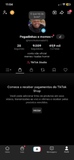 Tiktok 9k seguidores nicho viral rendendo sozinho (Tiktok shop liberado sem DOC) pronta pra faturar 🤑
