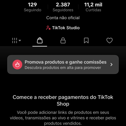 Tiktok viral rendendo sozinho 2k seguidores ( Shop Liberado sem documento pronta pra faturar 🤑)