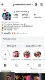 Pagina do Instagram publico Maioria do Sertanejo