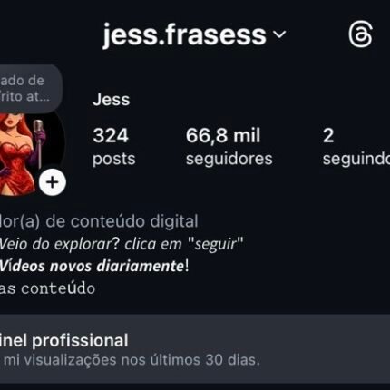 Conta de Frases com 66k Seguidores | Público Feminino