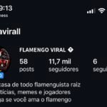 Página do mengao viralizando