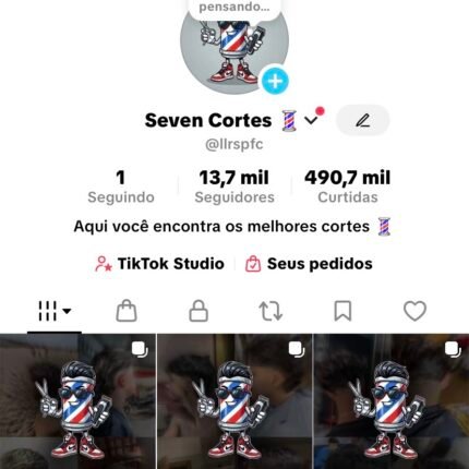 CONTA TIKTOK 13K DE SEGUIDORES + TIKTOK SHOP + LIVE STUDIO