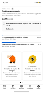 Canal de shorts (nicho futebol ) 6900 inscritos semi-monetizado - Imagem 3