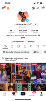 TikTok séries e filmes 1M alcance, 571k seguidores, Monetizado com TikTok shope pronto pra ganhar 💰
