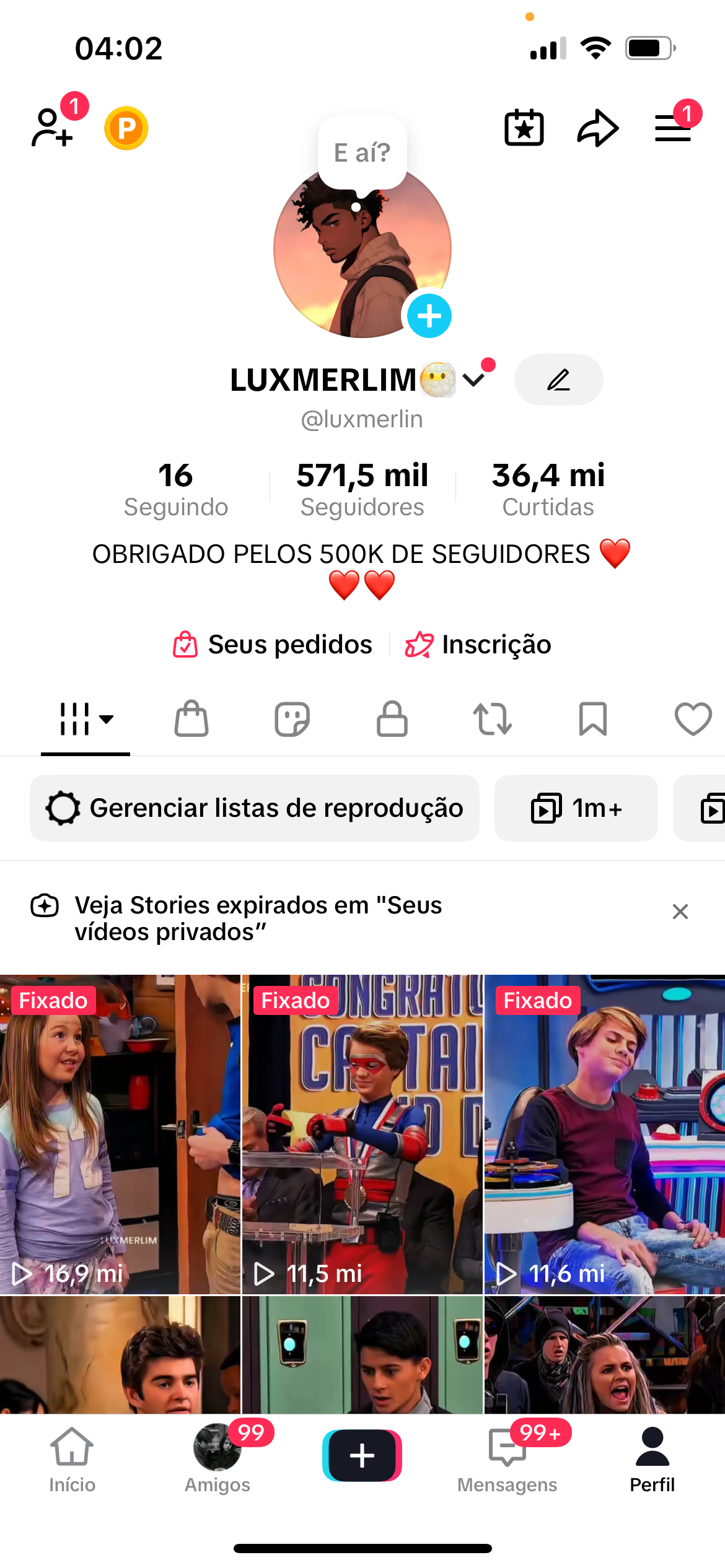 IMG_7368 TikTok séries e filmes 1M alcance, 571k seguidores, Monetizado com TikTok shope pronto pra ganhar 💰 - Imagem 1