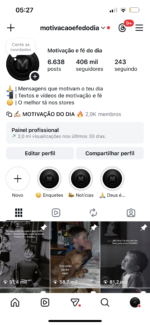 Insta 406k store médio 51k, valor promocional hoje