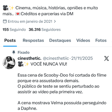 Twitter 36k, zero restrição: conta com vídeos virais no valor promocional