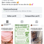 Insta Receitas 195k stores médio 25k, uma joia para investimento criado a menos de 1 mês está crescendo muito