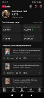 CANAL YOUTUBE MONETIZADO |+9.7k INSCRITOS |+13,17 MILHÕES DE VIEWS | NICHO MÚSICA/DJ e FORRÓ (ESPANHOL) - Imagem 2