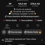 🔥 Conta TikTok com 44,5 MIL seguidores + Vídeos virais