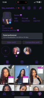 Conta Instagram 100k engajada💜